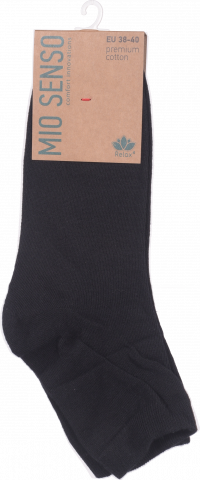 Шкарпетки жін. MioSenso Relax4 C502RF чорні 38-40