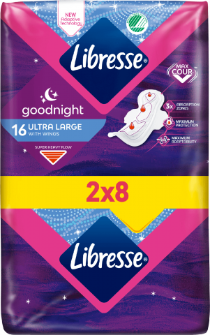 Прокладки Libresse 16 шт. Ultra Goodnight soft