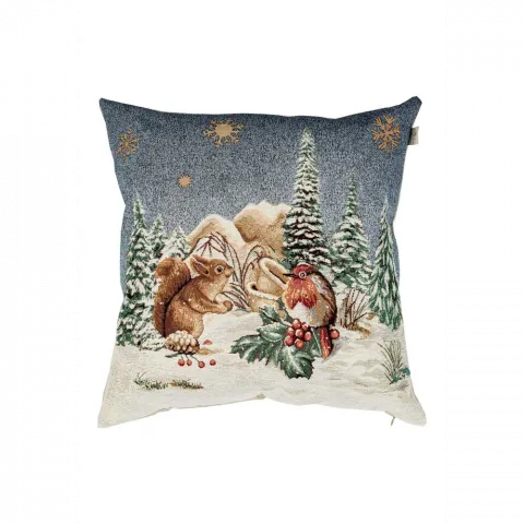 Подушка Прованс декоративна 45х45 см Блакитне сяйво Білочка