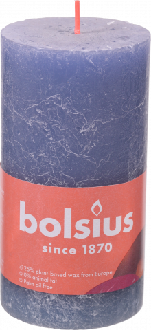 Свіча Bolsius 130/68 рустік Сутінковий синій, арт. 103668790363