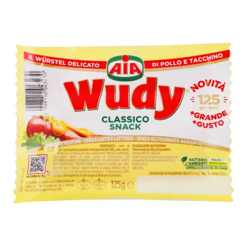 Сосиски AIA Wudy Snack 125 г