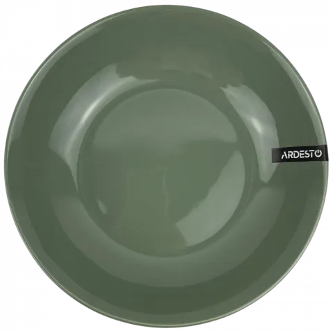Тарілка порц. Ardesto Capri 630 мл 20 см зелений AR0520CG