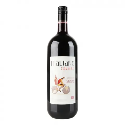 Напій алк. винний Італіано Кавалло Граці 1,5 л н/сол. червон.
