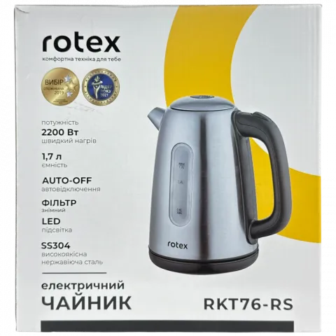 Електрочайник Rotex RKT76-RS
