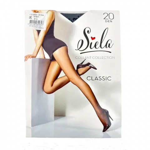 Колготи жін. Siela Classic 20 nero-4