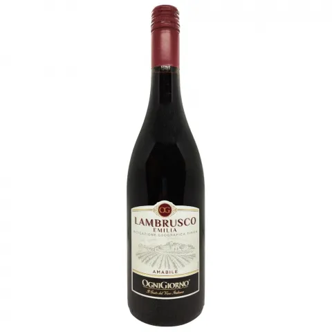 Вино ігристе ZONIN Lambrusco 0,75л черв. 8,5 (Італія)