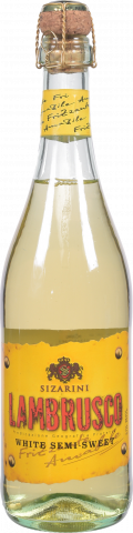 Вино ігристе Sizarini Lambrusco 0,75 л н/сол. біле 8