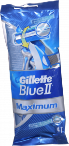 Станок д/гоління Gillette Блю II 4 шт. макс одноразовий