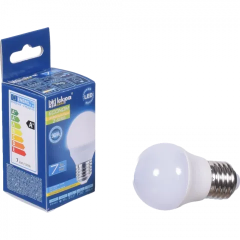 Лампа LED Іскра куля біла 7 Вт E27 ECO