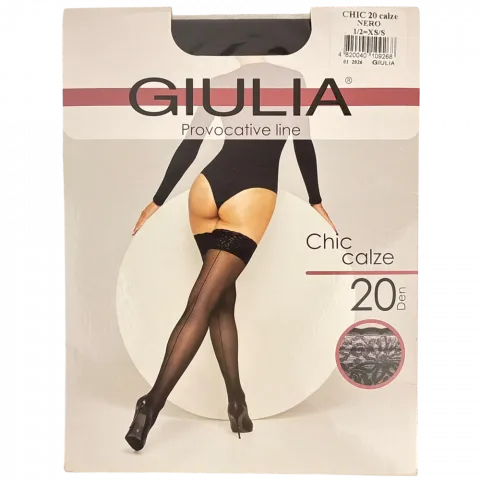 Панчохи жін. Giulia Chic 20 calze Nero 1/2