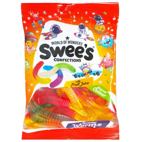 Цукерки желейні Swees 80г Черв`ячки И036 (Туреччина)