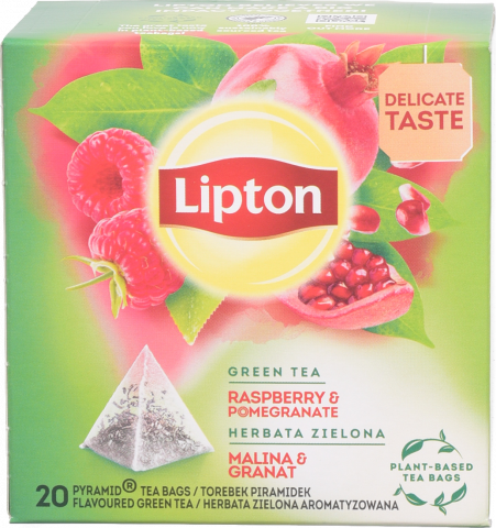 Чай Ліптон 20 шт. Raspberry and Pomegranate