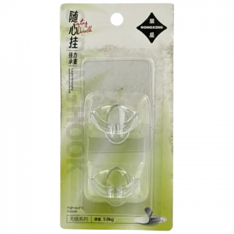 Гачок 2шт, мах 6кг, подвійн.прозор. арт. 35225-2233 И155