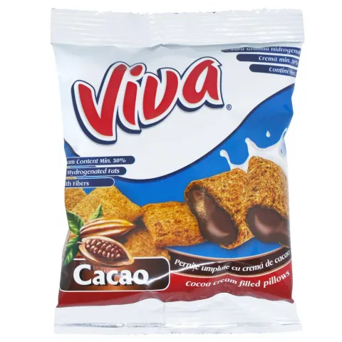 Подушечки VIVA із какао кремом 50г И594