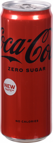 Вода Кока-кола Zero 0,33 л з/б