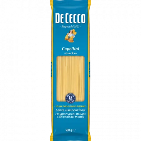 Макарони DE CECCO 9 Капеліні 500г И090 (Італія)