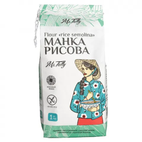 Борошно MsTally 1 кг Манка рисова