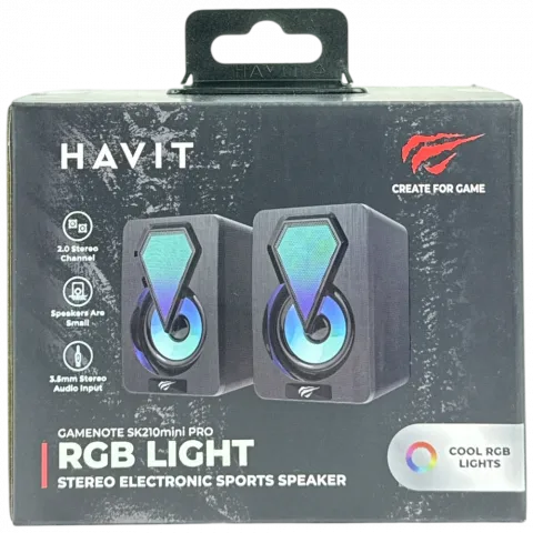 Колонки Havit HV-SK210 mini PRO USB 2.0 RGB ігрові