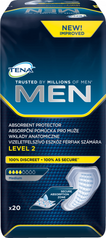 Прокладки урологічні Tena 20 шт. Men Active Fit Level 2