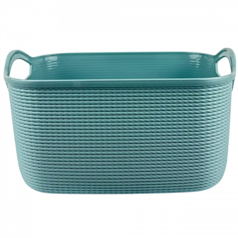 Корзина Алеана Джут M сиз.блакитний 127039