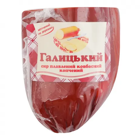Сир плавл. Галицький ковб. копч. фас. ваг.