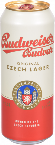 Пиво Будвайзер 0,5 л з/б