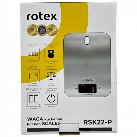 Ваги кухонні Rotex RSK22-P