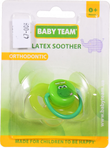 Пустушка Baby Team латексна ортодонтична 3200