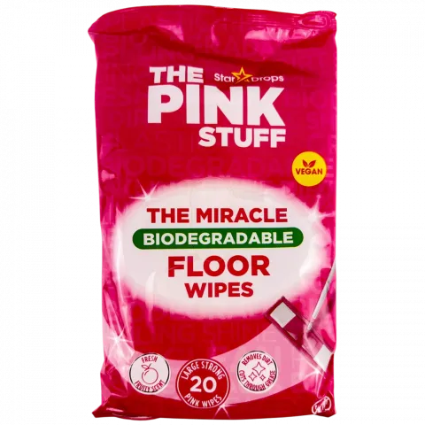 Серветки вол.д/підлоги The Pink Stuff 20 шт. И989(Великоб)