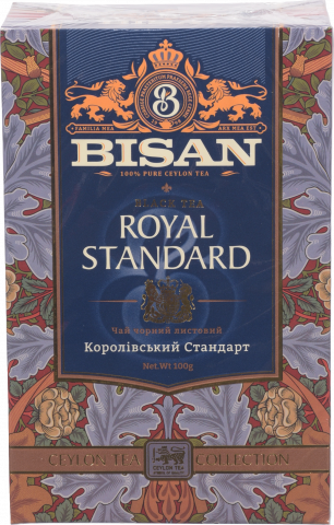 Чай Bisan 100 г чорн. Королівський Стандарт