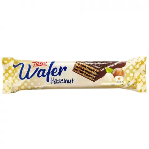 Вафелька Togo Wafer 30 г з лісовим горіхом в шок И207(Тур)