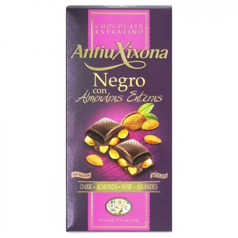 Шок AntiuXixona екстрафіно чорн.з мигдалем 100г(Іспанія)