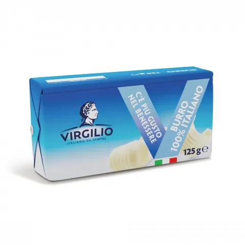 Масло вершкове VIRGILIO 125г 82 жир. (Італія)