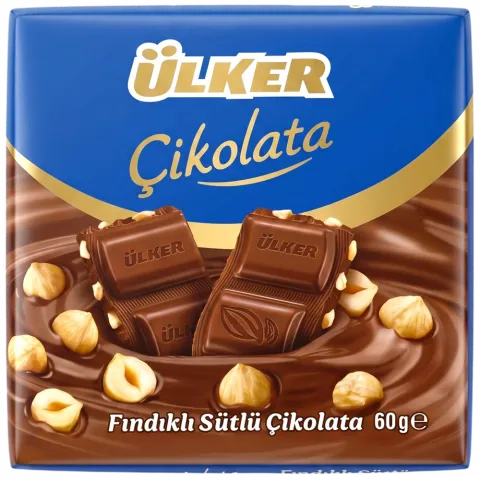 Шоколад ULKER 60 г із фундуком И066 (Туреччина)