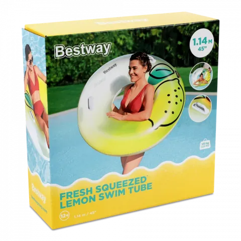 Бествей 36448 Круг д/плавання 1,14м Fresh Lemon
