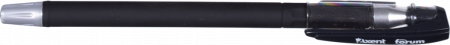 Ручка гельова FORUM, чорна АВ 1006