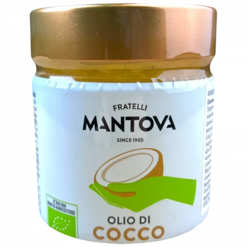 Олія кокосова органічна MANTOVA 200мл (Філіппіни)