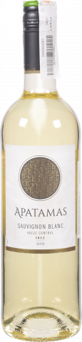 Вино Apatamas Sauvignon blanc 0,75 л сух. біле (Чилі)