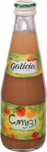 Сік Galicia 0,3 л з м`якоттю Смузі яблуко-груша-персик