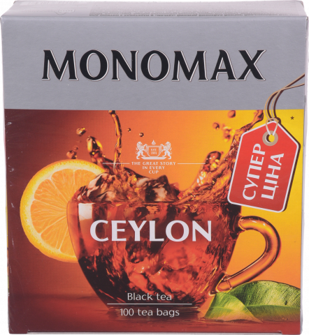 Чай Мономах 100 шт. Ceylon Tea
