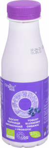 Йогурт Organic Milk 2,5 300 г питний органічний Чорниця