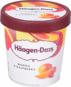 Морозиво Haagen-Dazs манго та малина 460 мл (Франція) И838