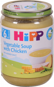 Суп Hipp 190 г Овочевий з курчам 7973