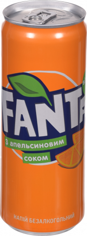 Вода Фанта 0,33 л жб Апельсин