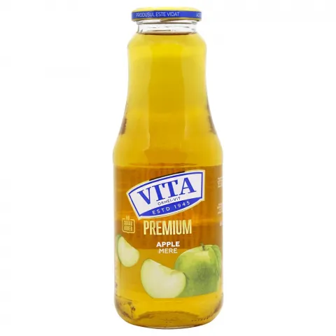 Сік Vita Premium 100 1 л скл. Яблучний (Молдова)