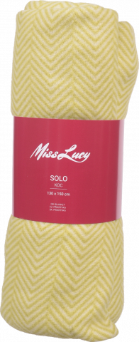 Плед Solo Miss Lusy 130х150 см, рулон 170 гр/м2,лимонний арт. 8K9128 И032