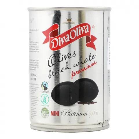 Маслини Diva Oliva Platinum 260 г Mini з/к з/б