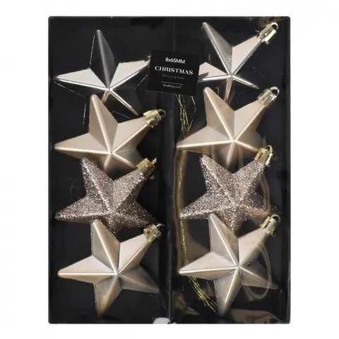 Прикраса підвіс. Зірка 65мм AVS101050 И337 (КІН)