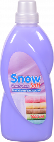 Кондиціонер для білизни Snow Soft 1 л Violet Euphoria