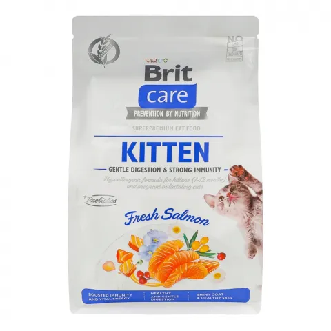 Корм д/кошенят Brit Care Grain Free 400 г з лосос. імуніті